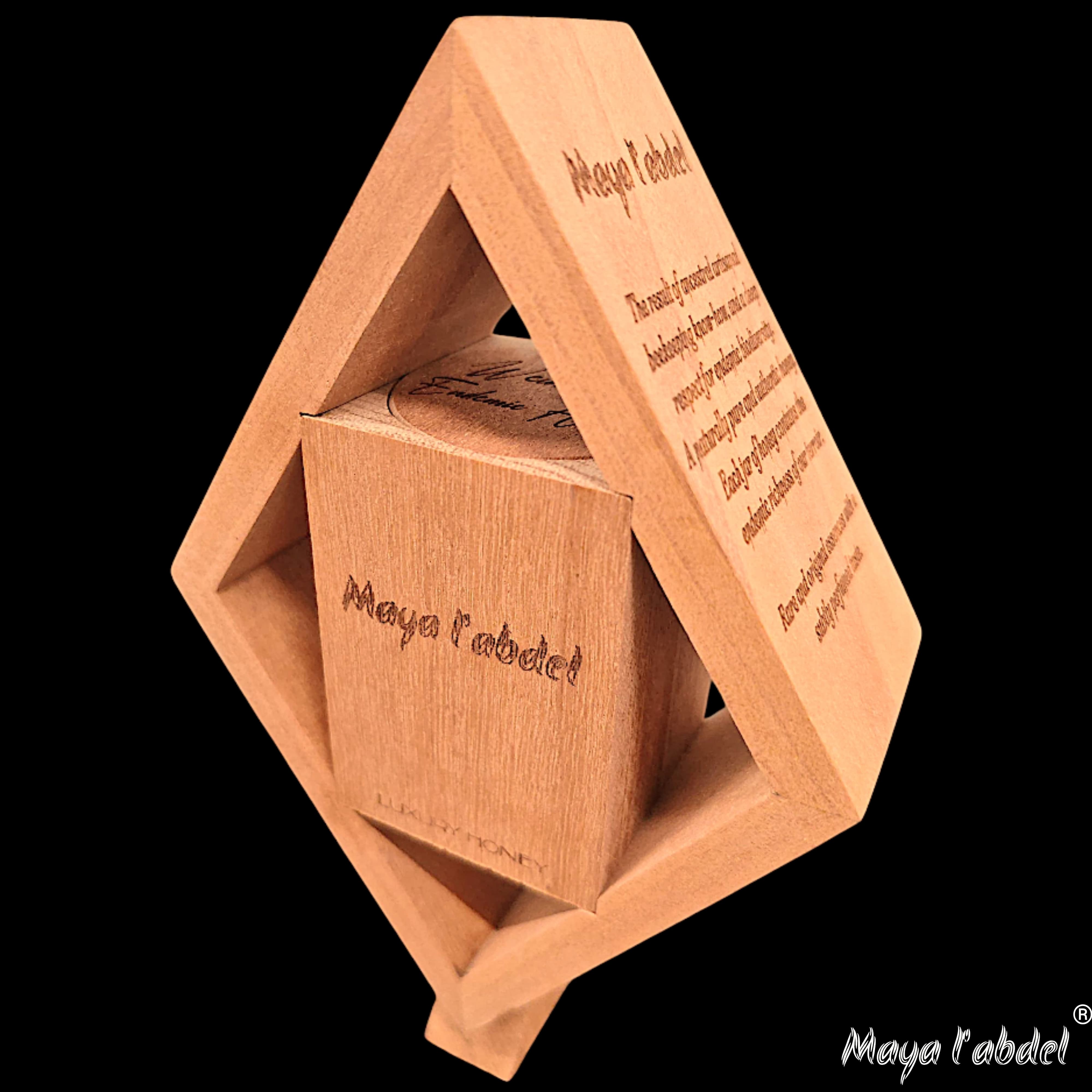Coffret losange Maya l'abdel® — côté gauche